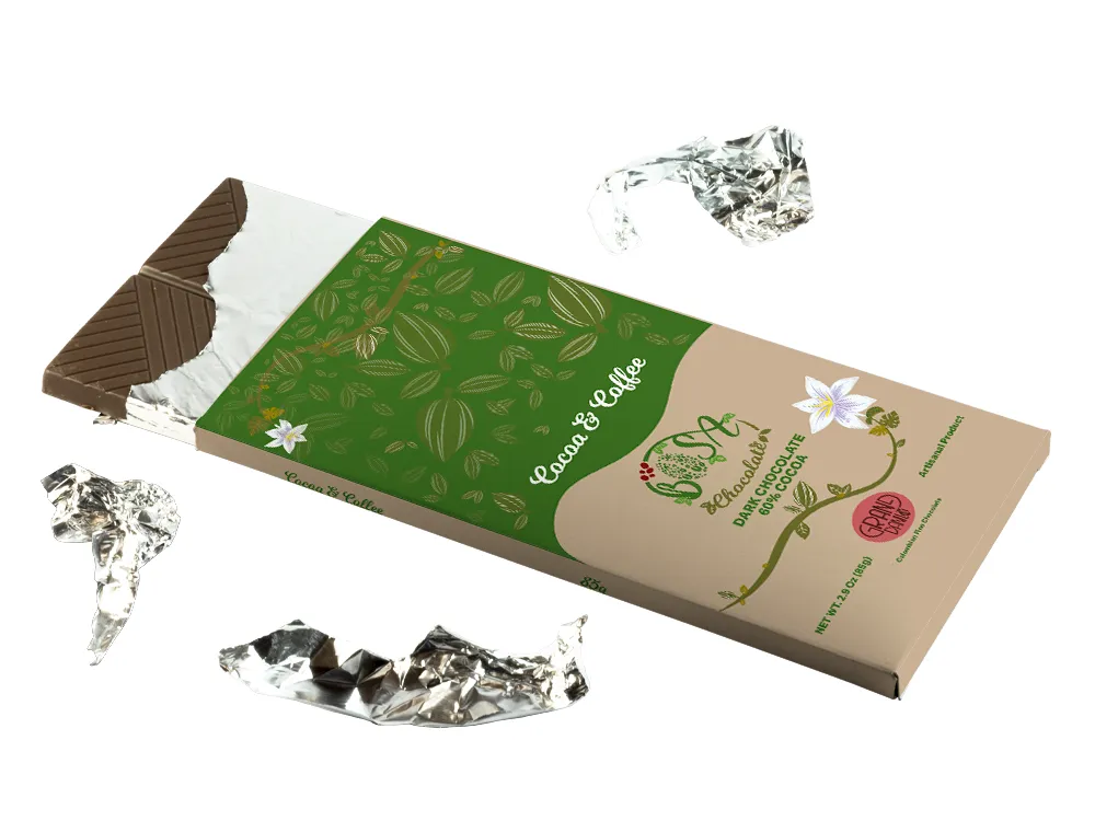 CACAO & COFFEE / DARK CHOCOLATE 60% COCOA (85G) - Image 3