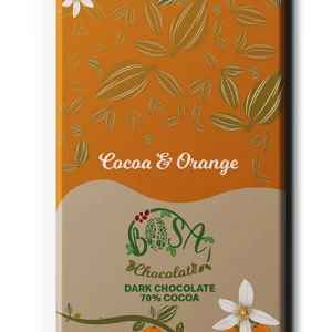COCOA & ORANGE - DARK CHOCOLATE 70% COCOA (85G)