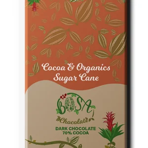 COCOA & ORGANICS SUGAR CANE - DARK CHOCOLATE 70% COCOA (85G)